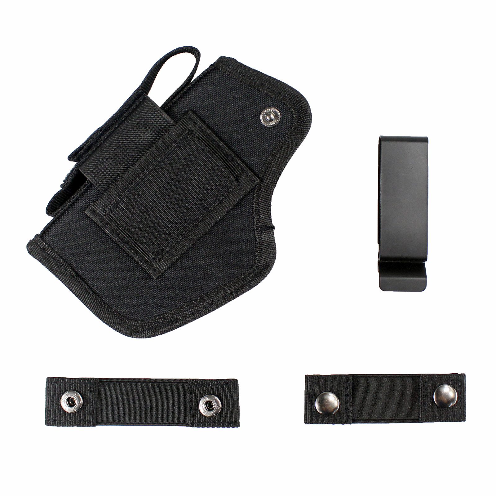 Tactical Concealed Carry IWB OWB Gun Holster with Metal Clip with