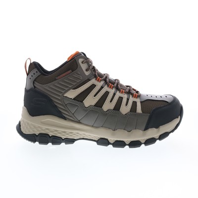 

Skechers Work Queznell Steel Toe Waterproof 77177 Мужские коричневые рабочие ботинки, Коричневый, Skechers Work Queznell Steel Toe Waterproof