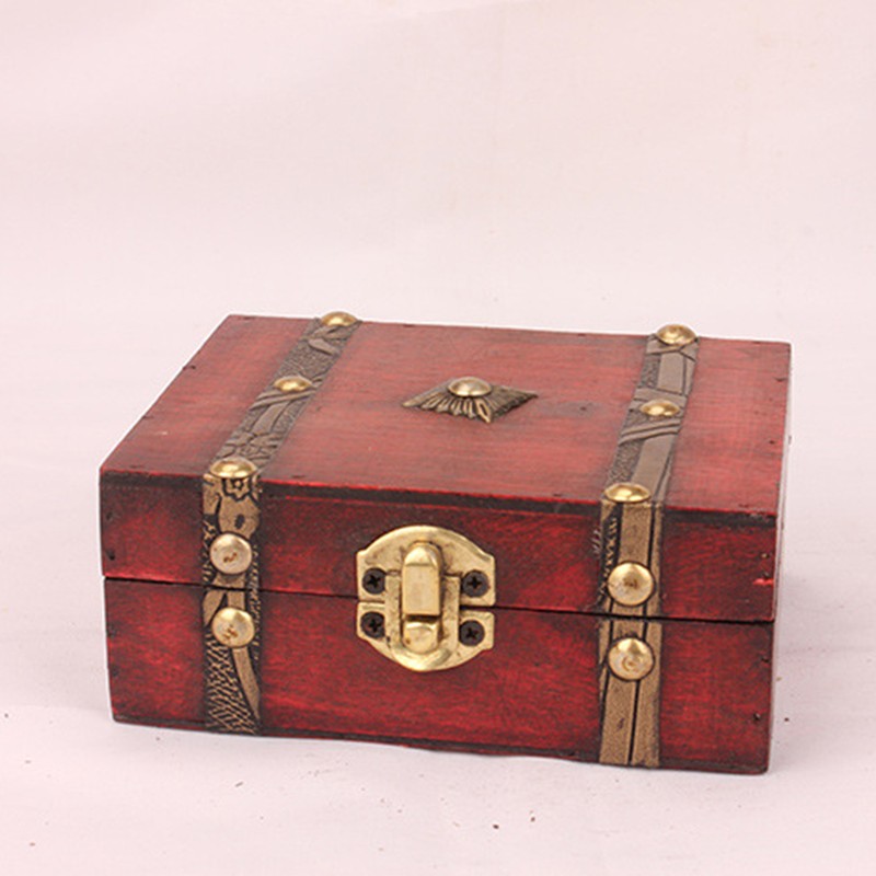 Jewelry Box Wooden Jewelry Organizer Box Vintage Box Earrings Necklace Gift Box