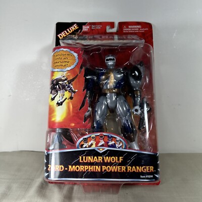 Power Rangers Wild Force Deluxe Lunar Wolf Savage Battle Action Figure NOS 2002