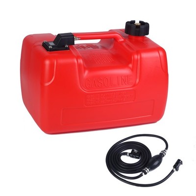 Portable Marine Tank 3 Gallon, Outboard Boat Tank with 9.8ft H...