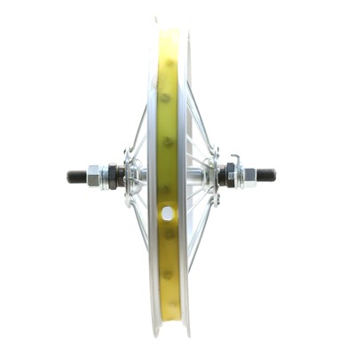 12" Aluminum Front Wheel, Rim Brake, Silver 20 Spoke Bolt On, ETRTO 203-20