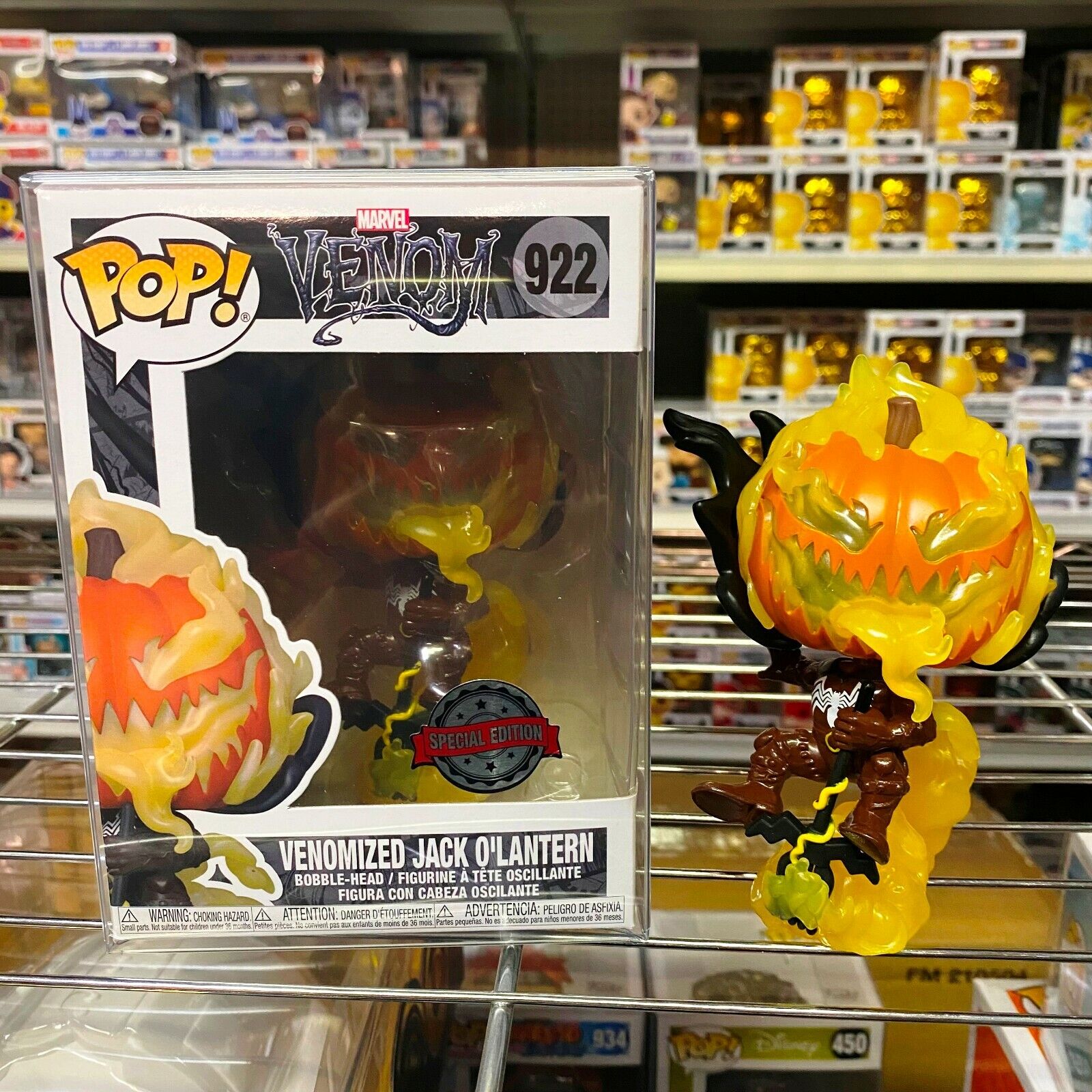 Funko Pop Marvel Venom : Venomized Jack O'Lantern #922 Vinyl Funko Pop Marvel Venom : Venomized Jack O'Lantern #922 Vinyl