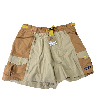 NEW Patagonia Women's Outdoor Everyday 4'' Shorts Oar Tan Sz M NEW
