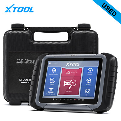 USED XTOOL D8 Auto Bidirectional Scanner All System Diagnostic E/CU Coding Tool