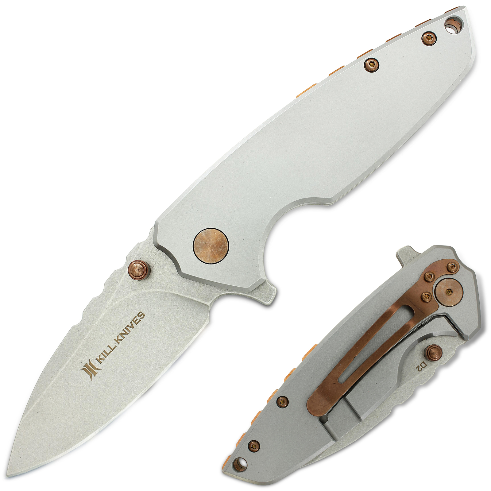 Spring Assisted Opening Pocket Knife Steel Blade Folding Knife with free case