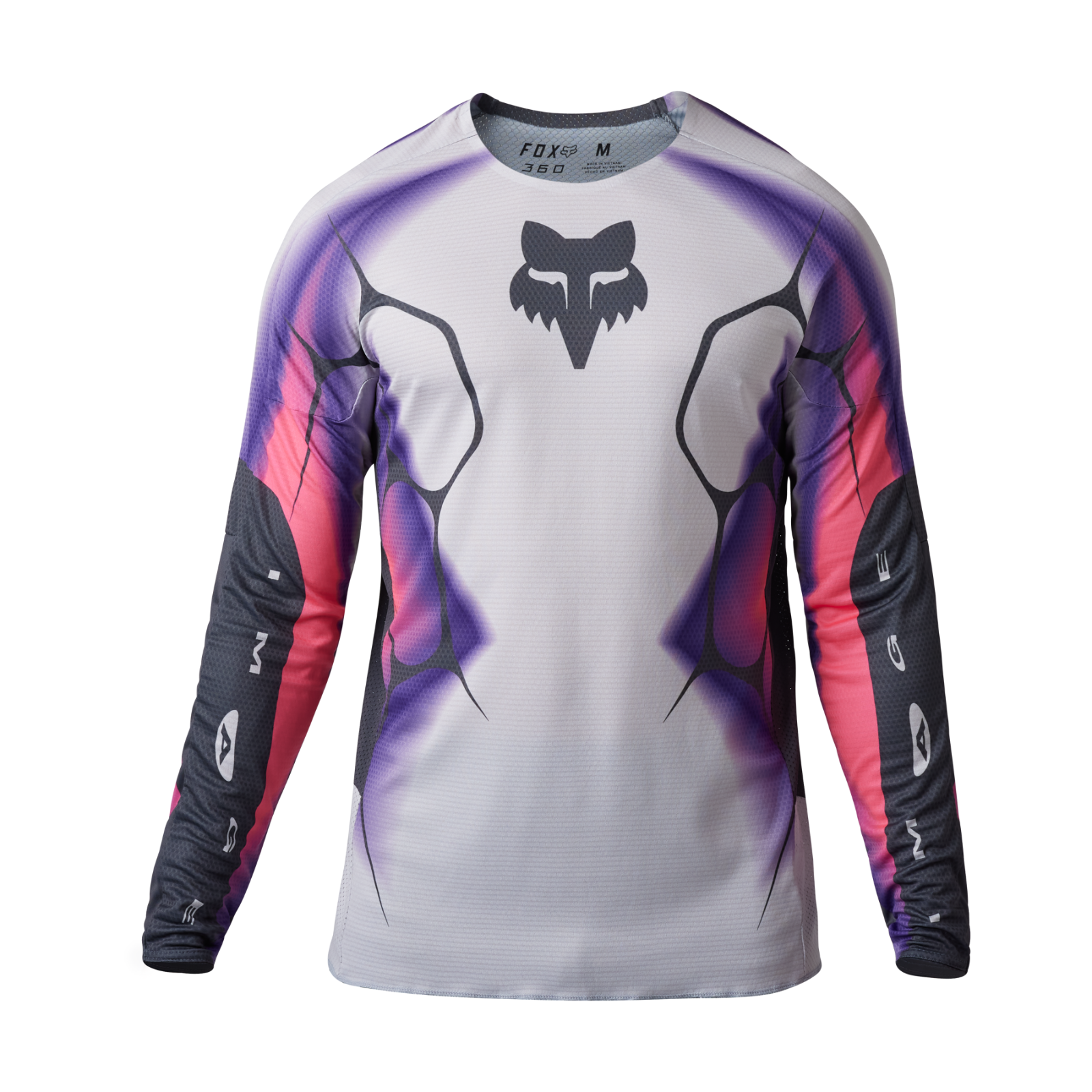 New Fox Racing 360 Syz Jersey, Light Grey, Small, 30447-097 New Fox Racing 360 Syz Jersey, Light Grey, Small, 30447-097