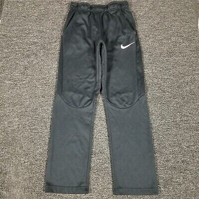 Nike Pants Boys XL Black Dri Fit Athletic Running Gym Workout Track Casual 24x27