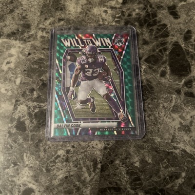 2021 Panini Mosaic #WW-12 Dalvin Cook Will to Win Mosaic Green Vikings