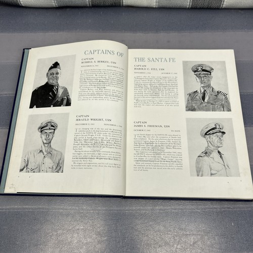 Rare WWll USS Santa Fe Ships Album-See Pics