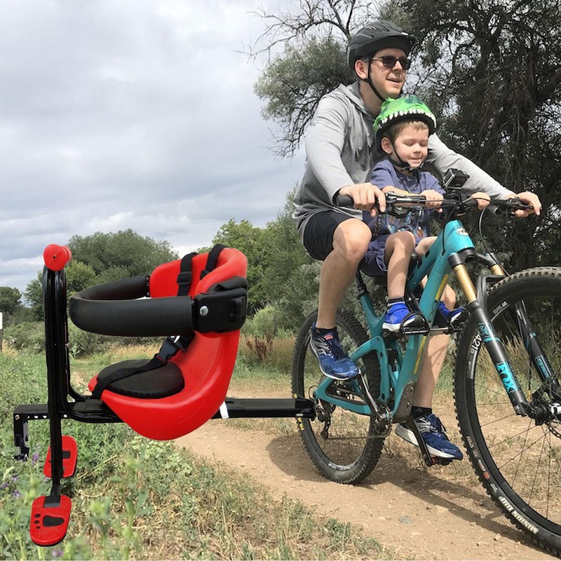 Safety Toddler Child Seat Front Chair&Pedal Kids Bicycle Chair Carrier Baby Bike