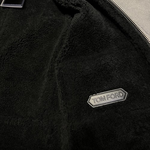 Pre-owned Tom Ford Shearling Jacket In All Sizes In Black