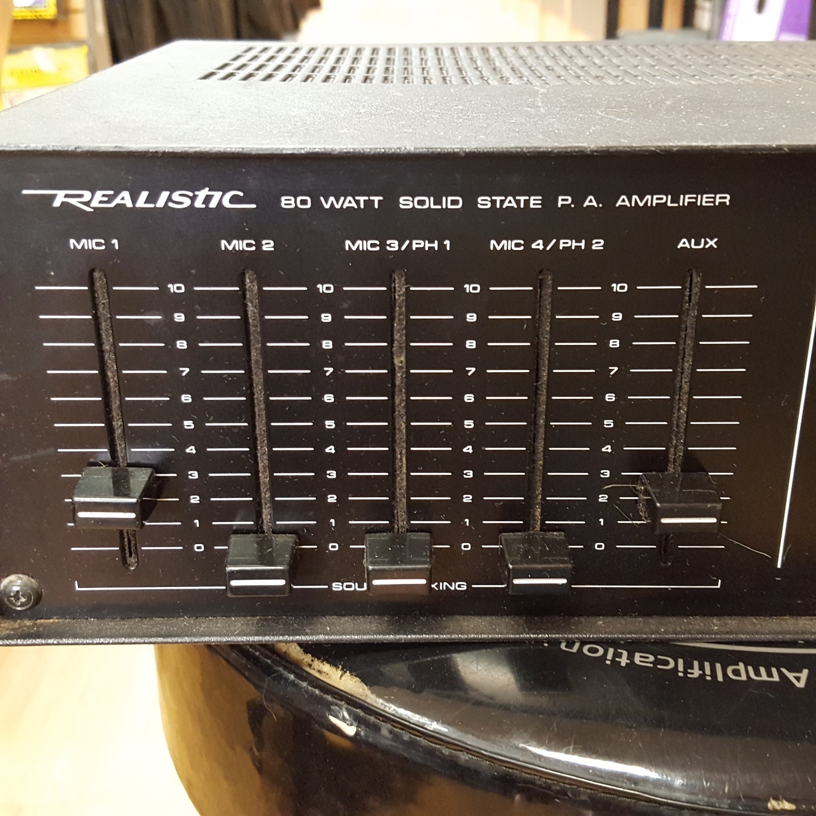 VINTAGE Realistic MPA-80 MPA80 80 Watt Solid State P.A. Amplifier