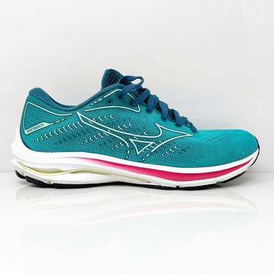

Mizuno Womens Wave Rider 25 411323 LKCW Синие кроссовки Кроссовки Размер 7, Синий, Wave Rider 25
