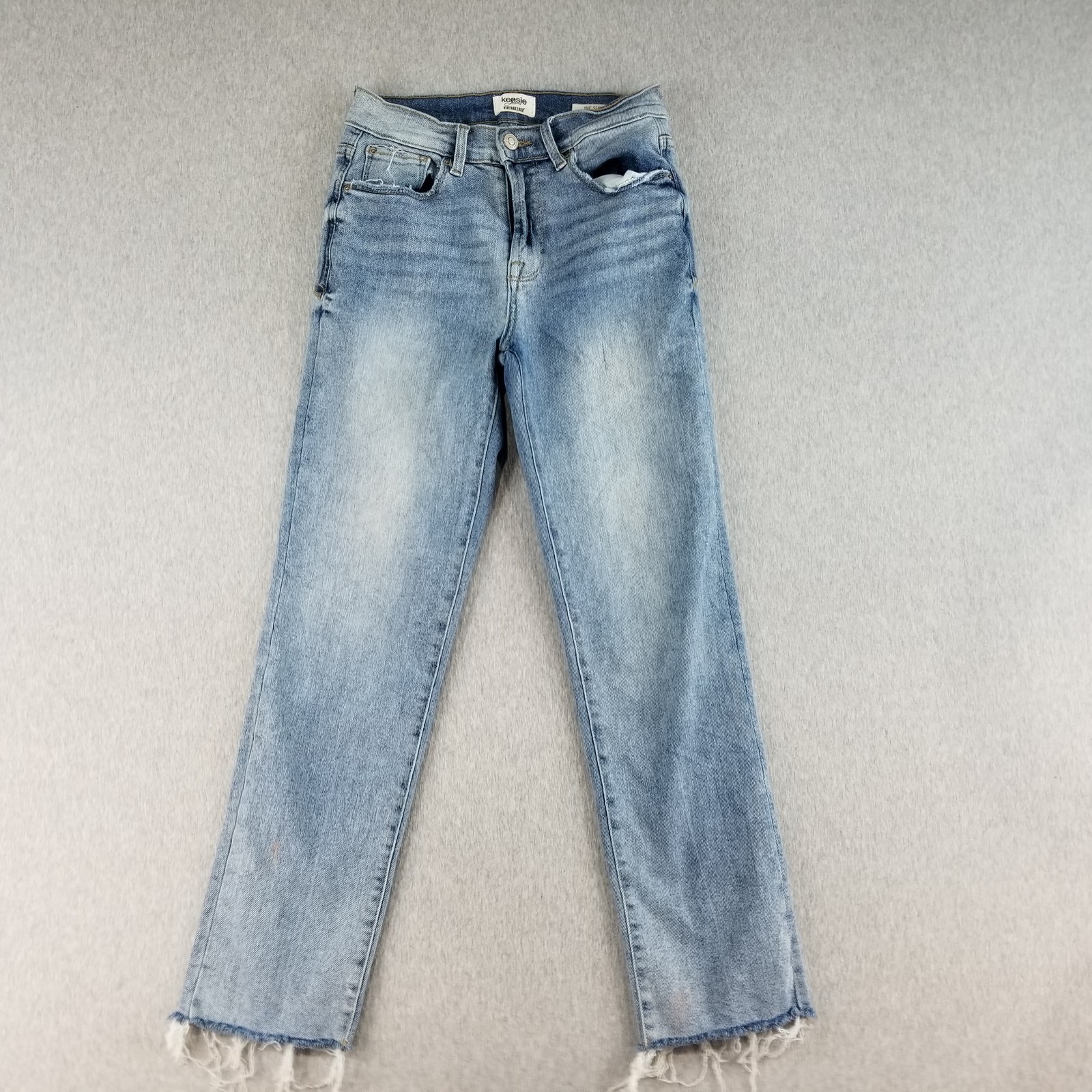 Kensie Jeans Women's Sz 2/26 The Slim Vintage Luxe Cute Trendy MedWash Normcore