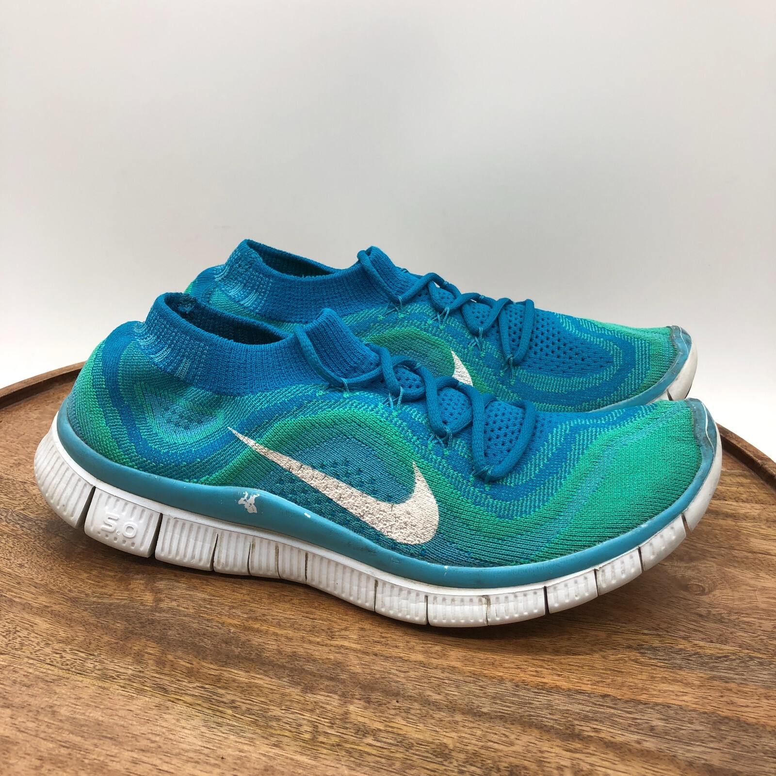 Nike Free 5.0 Flyknit Women's Running Shoes 615806 413 Size Nike Free 5.0 Flyknit Women's Running Shoes 615806 413 Size