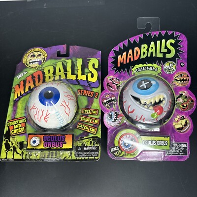 MADBALLS OCULUS ORBUS Series 2 (2007) & 2016 Series 1 Lot American Greetings NEW