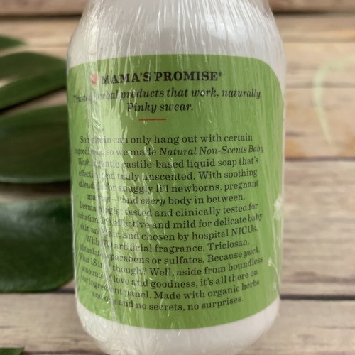 Earth Mama Natural Non Scents Baby Wash Unscented Extra Gentle New 5.3 fl oz