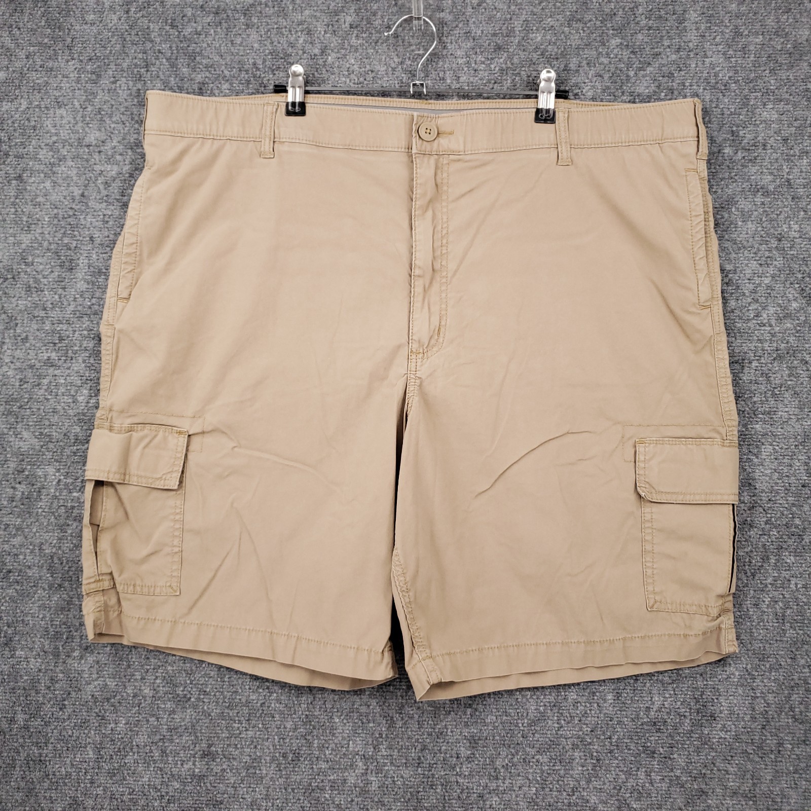 Lee Cargo Shorts Mens 46 Beige Hybrid Motion Regular Fit Performance Stretch