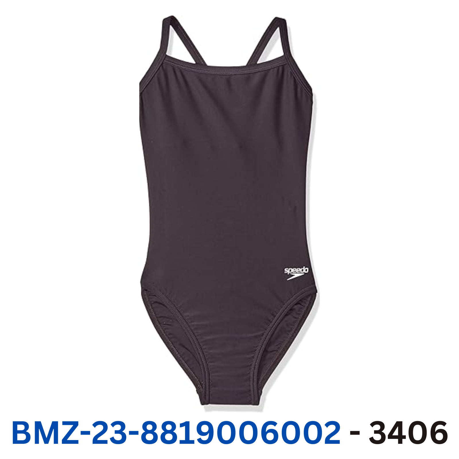 Speedo womens Powerflex Flyback Solid Adult One Piece Swimsuit, New Black, 32 US