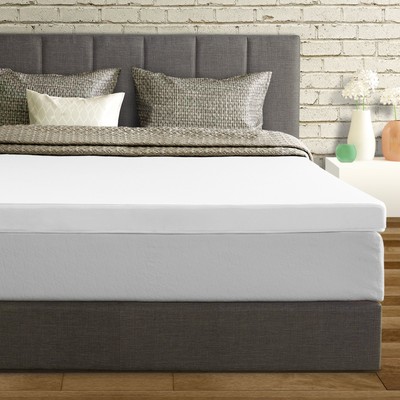 Best Price Mattress 3 inch Topper Memory Foam Mattress with Cover, (Best Memory Foam Mattress Topper Queen)