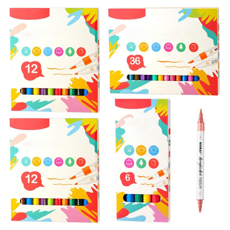 Fine Tip Paint Pens Both Extra Fine And Medium Tip For Art