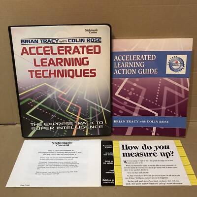 Accelerated Learning Techniques - 7 Cassette Tape Pack - Brian Tracy Audiobook