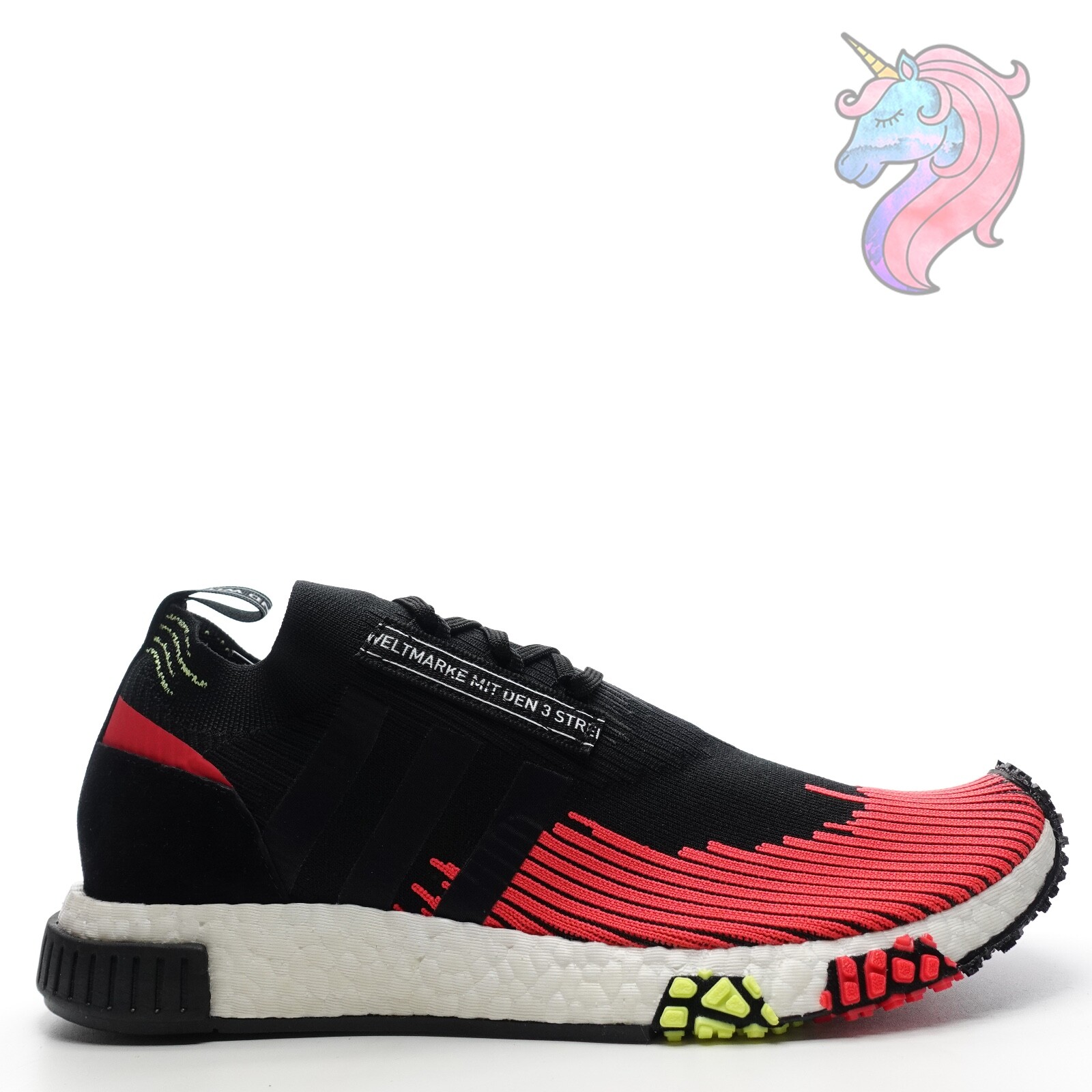 nmd r1 core black shock red
