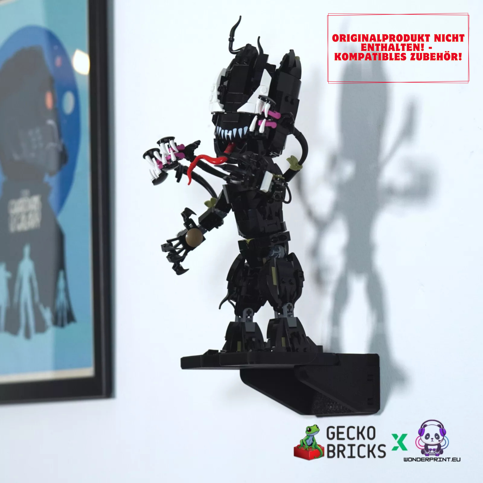 Wandhalterung Halter Display passend für LEGO® Marvel Venomized Groot 76249