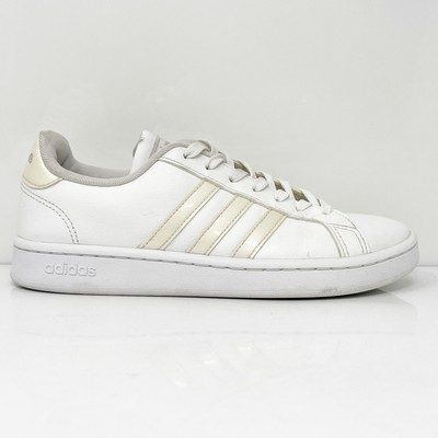 Adidas Womens Grand Court EE8172 Белая повседневная обувь Кроссовки Размер 8