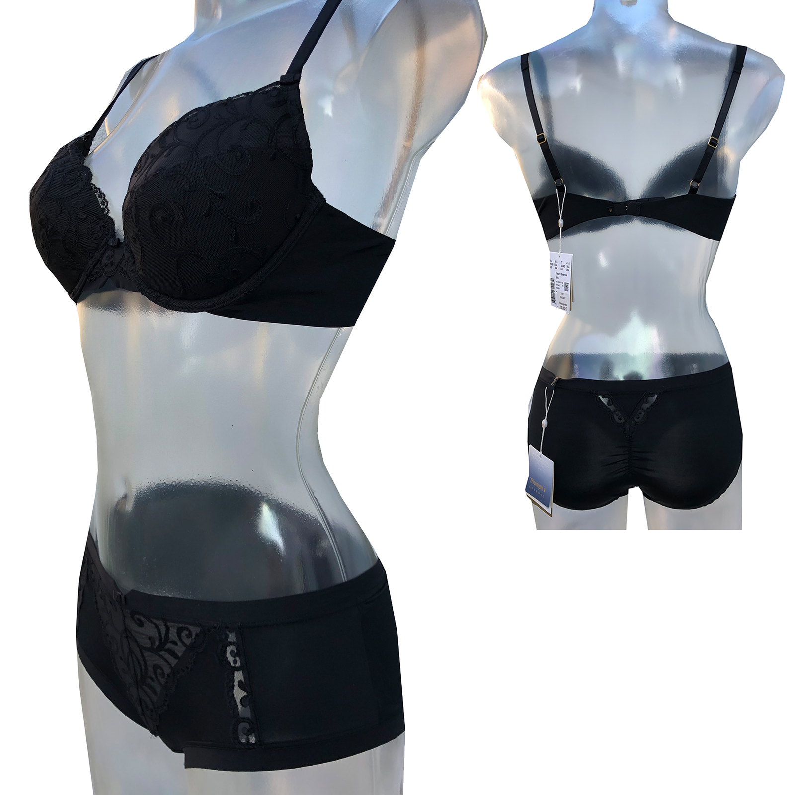 Triumph Elegant Essence WHU BH-Set Push- UP BH, Elegant Essence Hipster Slip