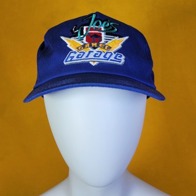 Vintage Joes Garage Camel Blue Snapback Hat K Products Snapback Embroidered USA
