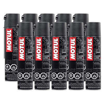 Motul MC CARE C2 CHAIN LUBE ROAD Spray 4L Multi Purpose Grease 10 x 0.4L