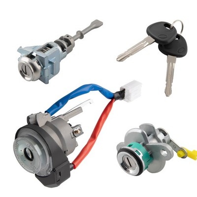Full Door Lock&Ignition Lock Cylinder Switch + 2 Keys 819052H230 For Elantra