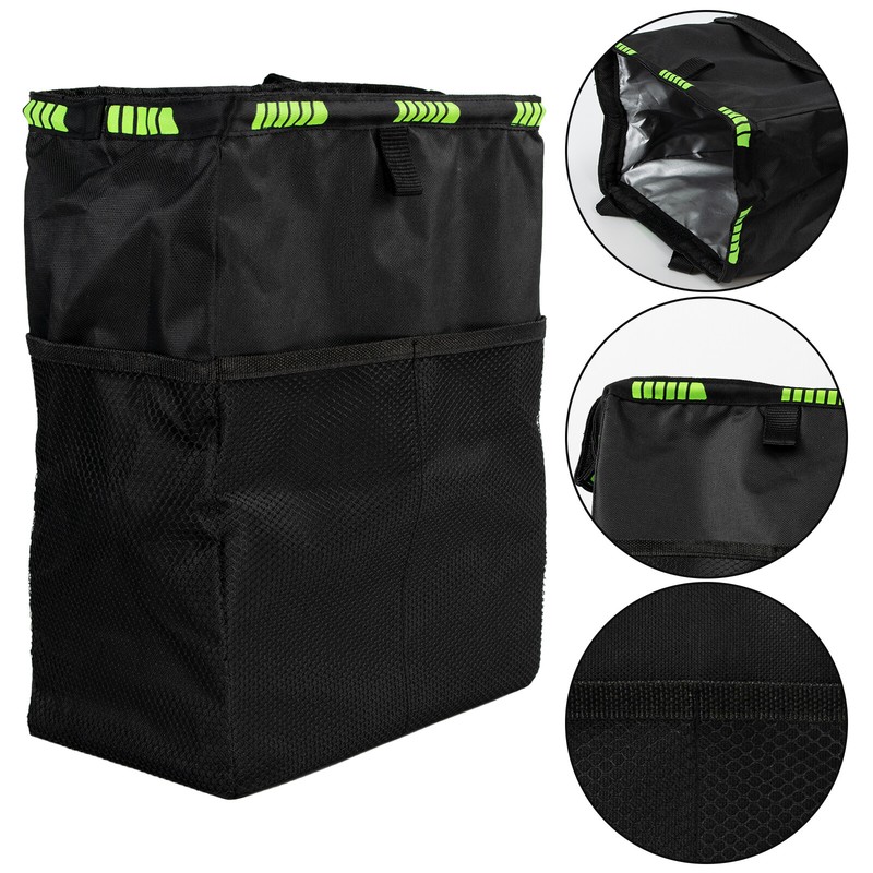 10L Auto Car Trash Can Litter Bin Garbage Waste Box Travel Storage Organizer Bag