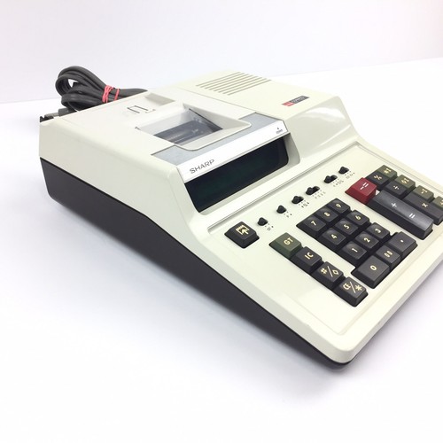 Vintage Sharp Compet CS-1165 Desk Calculator Adding Machine - Works Great!