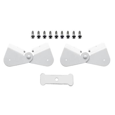 2Pcs Gutter Extension Hinge Sturdy Household Gutter Downspout Flip up Hinges
