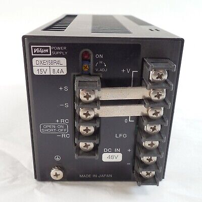 Volgen DXE158R4L Input 48 VDC Power Supply Output 15V 8.4A NEW