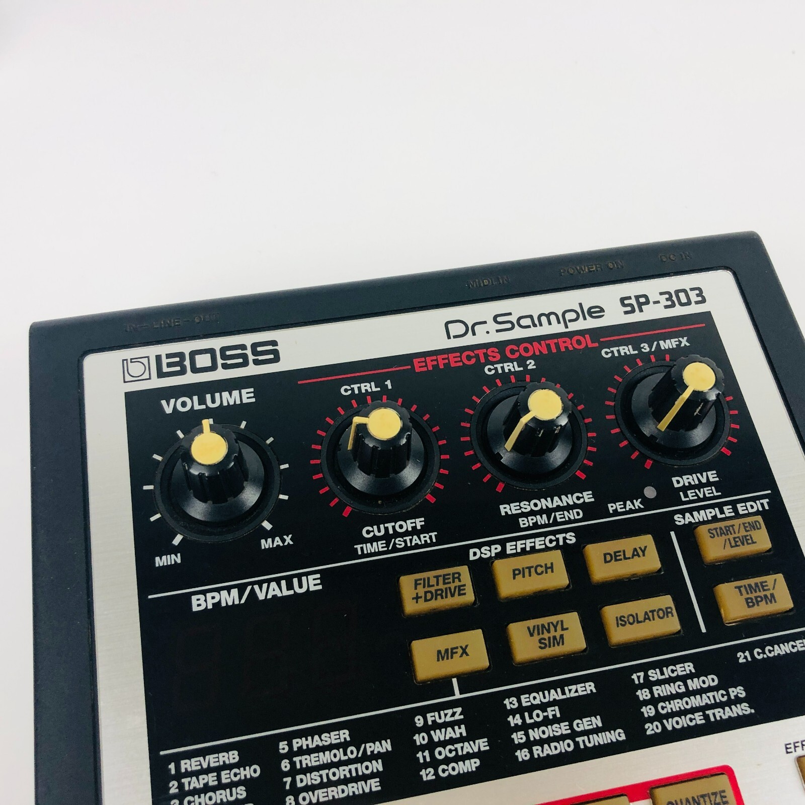Boss SP-303 Dr. Sample Portable Pharse Sampler Potentiometer Boss SP-303 Dr. Sample Portable Pharse Sampler Potentiometer