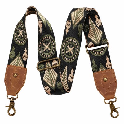 Purse Strap, 2''Crazy Horse Cowhide Head Wide Shoulder Strap Adjustable ,Jacqu...