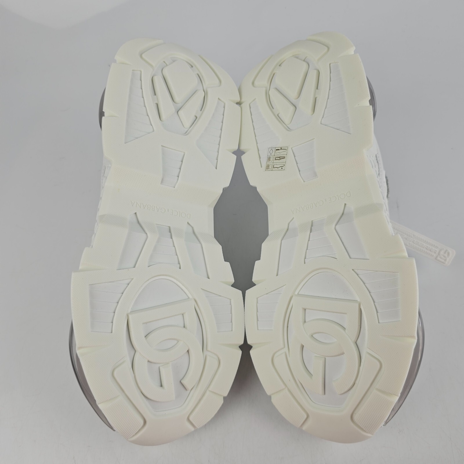 Pre-owned Dolce & Gabbana Dolce&gabbana Airmaster Men's White Sneakers