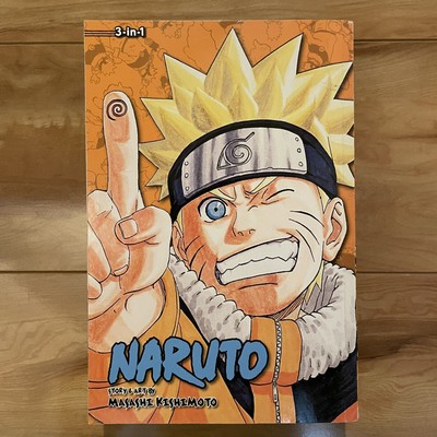 Naruto 3 In 1 Manga Shonen Jump Viz Media Masashi Kishimoto Vol 22 23 24