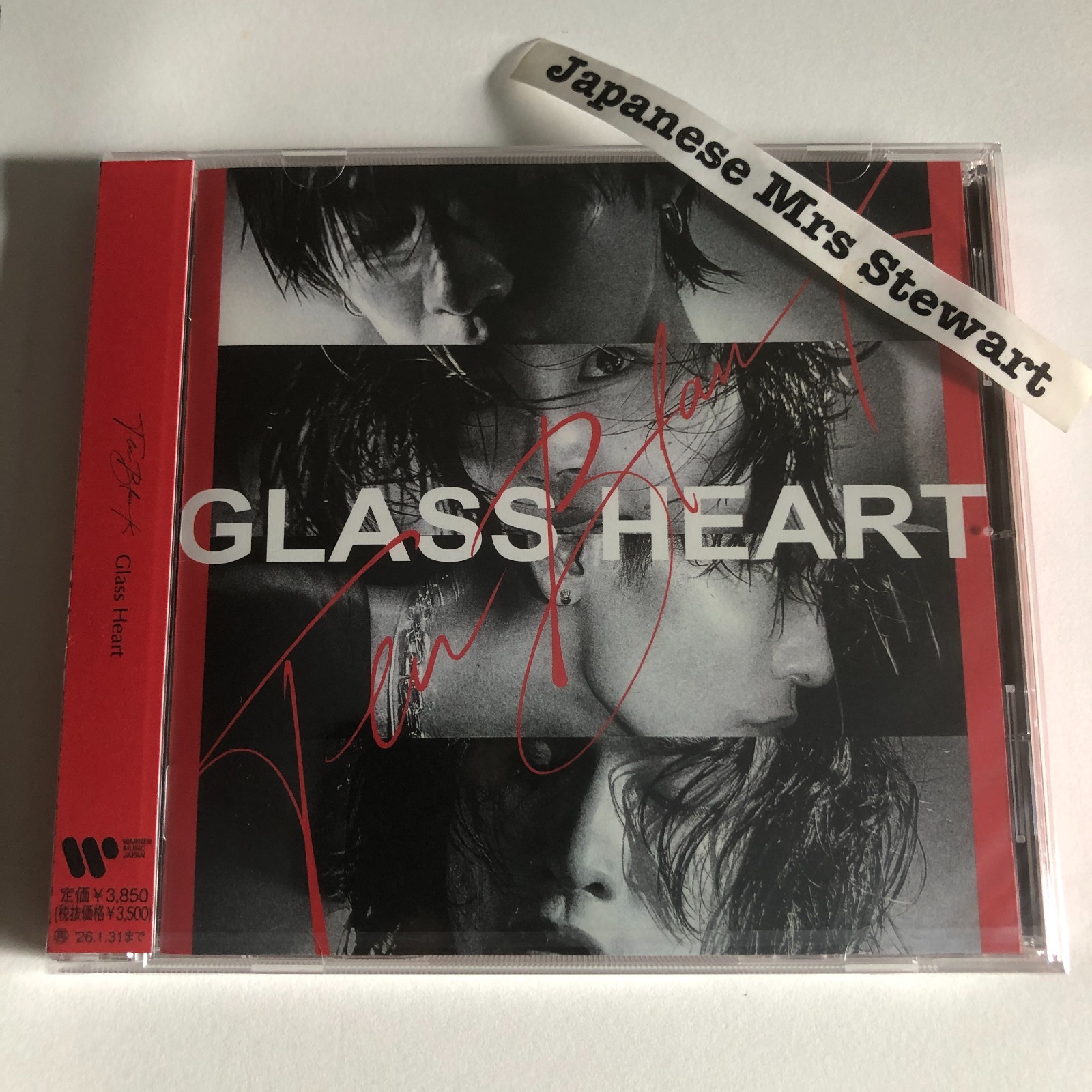 TENBLANK Glass Heart Netflix Band CD Debut Album Japan