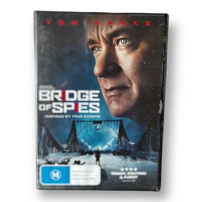 Bridge Of Spies DVD -Tom hanks (Region 4, 2016) Based on True Events - Free Post