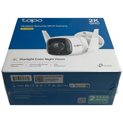 Tapo C320WS 4 Megapixel Outdoor 2K Network Camera (NEW/SEALED)