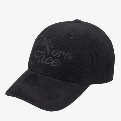 Genuine The North Face COTTON BALL CAP CORDUROY BLACK | eBay