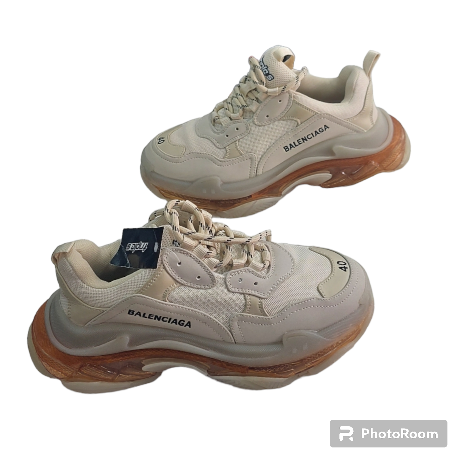 BALENCIAGA TRIPLE S SNEAKER BEIGE SIZE 40EU Shoes US 9 RRP BALENCIAGA TRIPLE S SNEAKER BEIGE SIZE 40EU Shoes US 9 RRP