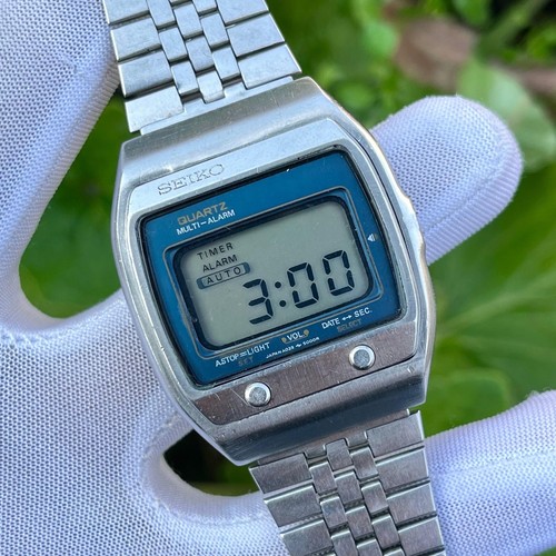 SEIKO 時計 Vintage Seiko M354-5019 Lcd Mens Gold James Bond “Moonraker” Watch