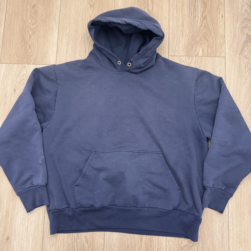 VTG Camber XL Double Face Hoodie Thermal Layered USA Made Grunge