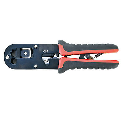 KF-1369 Processional Modular Plug Crimping Ratchet Tool W/Cable Stripper